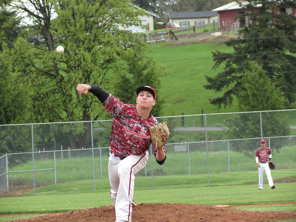 The Camas baseball team only scored one run Saturday, and that was all Dylan White needed. The CHS senior pitched a five-hit shutout and struck out nine Union Titans in a 1-0 victory.