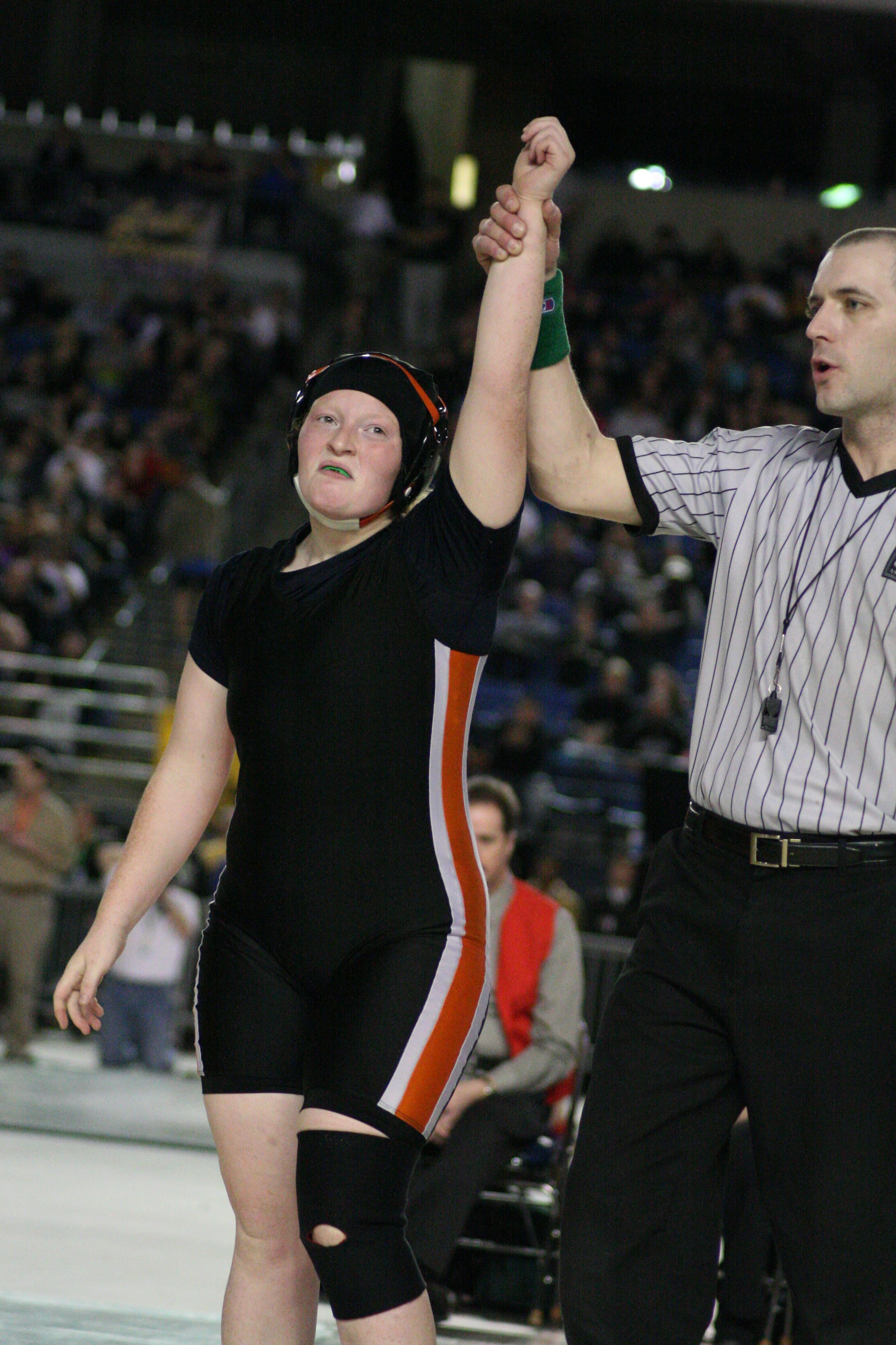 Abby Lees will never forget the thrill of having her hand raised in the state championship match. The Washougal High School sophomore has been dreaming and working hard for that moment for two years.