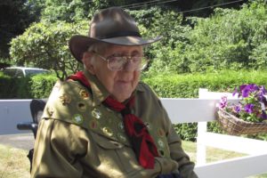 Keith McLeod, 78, raised enough money to help send two Boy Scouts to camp this summer by recording a CD and donating all proceeds to the Scouts.