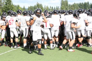 The Papermaker football players are pumped to play their first game in 2010 at Qwest Field, the home of the Seattle Seahawks. Kick off is at 3 p.m., Saturday.