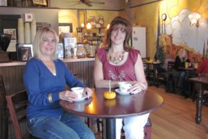 Pam Brown (left), owner of Caffe Piccolo Paradiso, has sold her business to Jodi Vaughan (right). An open house is scheduled for Thursday, Oct. 28, from 5 to 8 p.m. The free event will include appetizers and Italian sparkling wine.