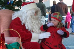 A visit with Santa is the highlight for many children at the various holiday festivals.  Other events include tree lightings,  concerts, crafts and "The Nutcracker."