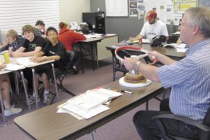 Dan Black teaches at A Driving School, in downtown Camas. The company recently relocated from the One Stop Shopping Center, in Camas. The business teaches teenagers and adults.