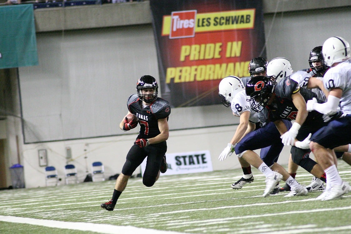 Nate Beasley charges into the Lion's den.