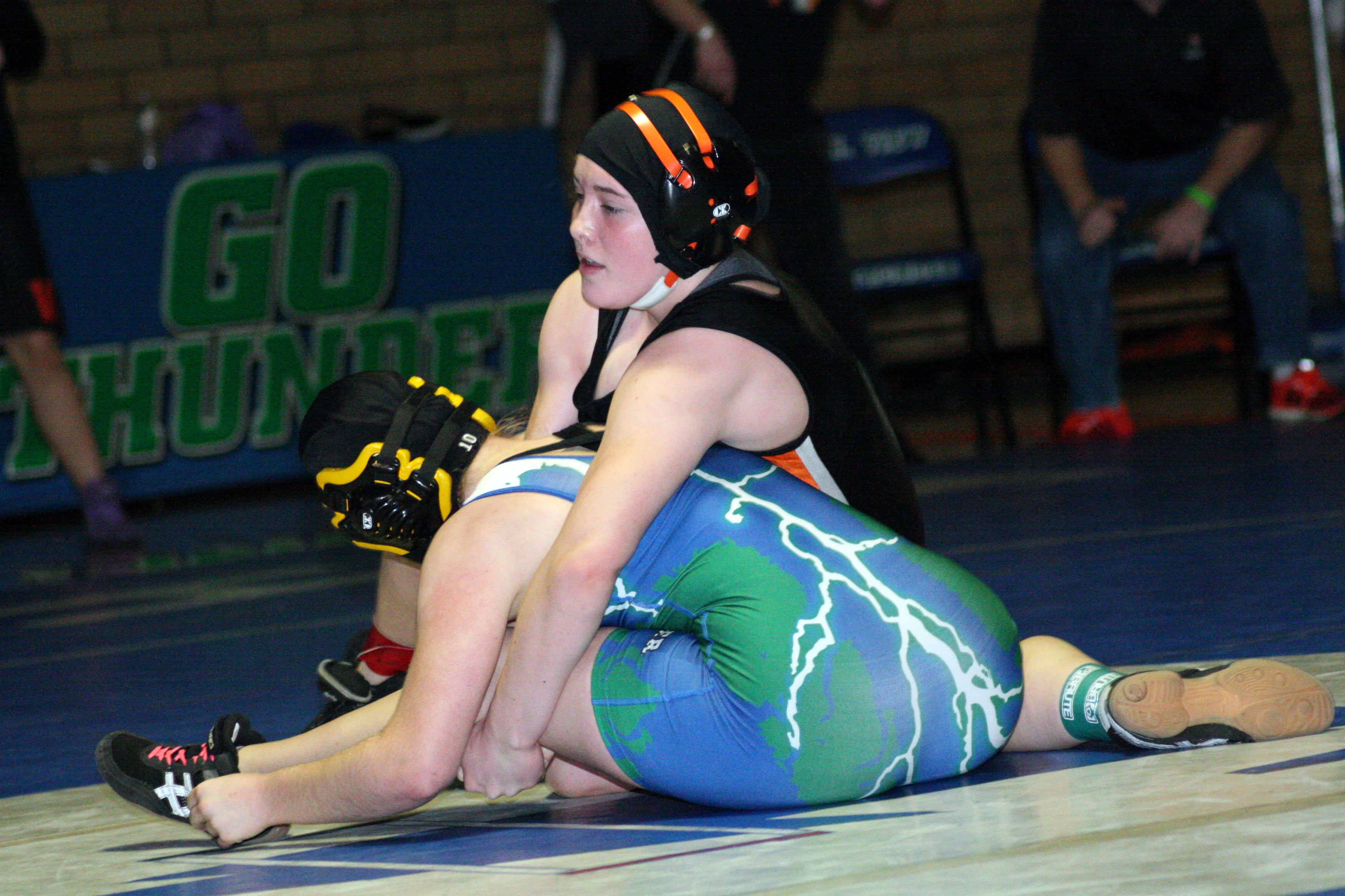 Christina Murray clinched the 137-pound championship for Washougal.