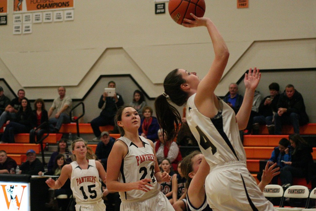 Alyssa Blankenship (right) scored 20 points in Washougal's victory against King's Way Christian on Dec. 30.