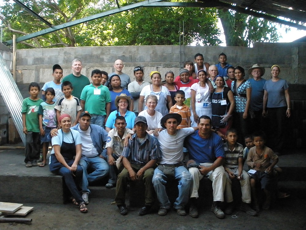 The 2012 Nicaragua Mission Team from Gateway Church in Washougal joins forces with locals in Tipitapa to expand its church building.