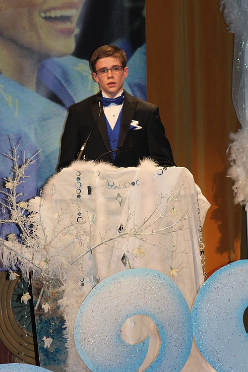 Contributed photo
Camas resident John Grall, 14, was selected as the keynote speaker at a black-tie fundraiser for the Boys & Girls Clubs of Portland Metorpolitan Area. The "Night of Angels" paid tribute to Linda Rae Hickey, Henry Swigert and Brot Bishop Jr.