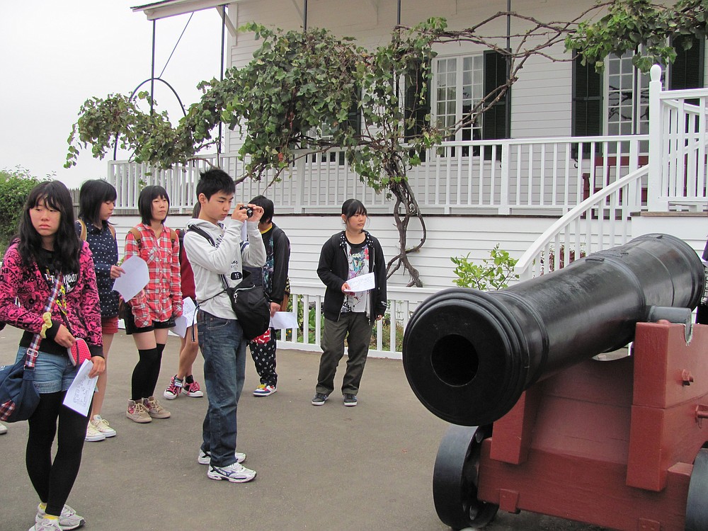 Students from Taki, Japan visit historic Fort Vancouver during their trip to Camas in October. The students stayed with host families, visited local attractions and attended classes with Camas students.