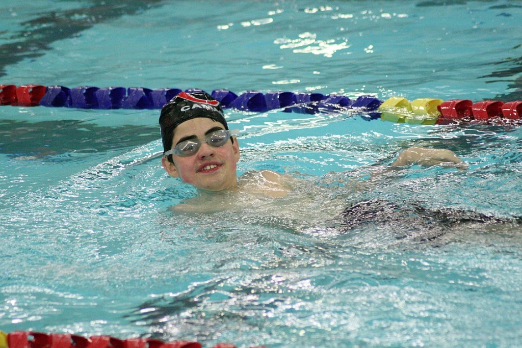 Camas High School freshman Brian Andrade has been an inspiration to the Papermakers since joining the swimming team this season. The 14-year-old has autism, but has loved the water since taking lessons at LaCamas Swim & Sport when he was 4.