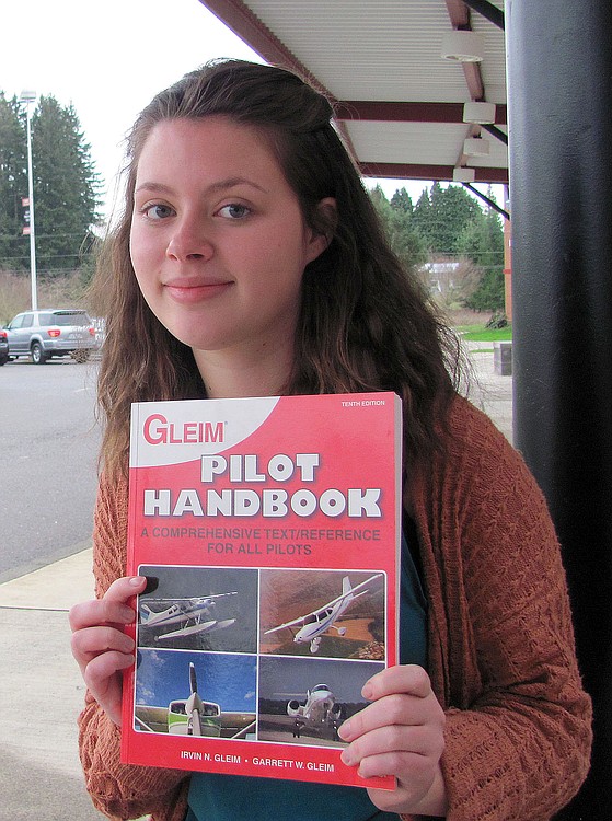 Claire Parker has spent months job shadowing a flight instructor and studying aviation. She is hoping to pass the written portion of her pilot's test as a part of her senior project.