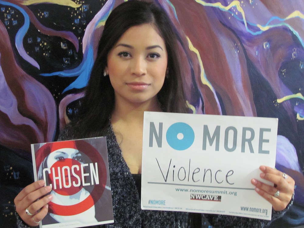 HFHS student Daniela Garcia volunteered with several anti-human trafficking organizations for her senior project. She will present the DVD "Chosen," to fellow students in March. The video tells the story of how one young woman fell prey to human trafficking and how to avoid it.