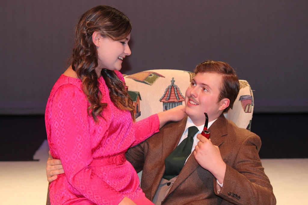 Washougal High School senior Danielle Devall and junior Tristan Fackler will perform the lead roles in the drama department's production of "The 39 Steps." Fackler is the hero Richard Hannay, while Devall portrays Pamela, a love interest. The show opens Friday.