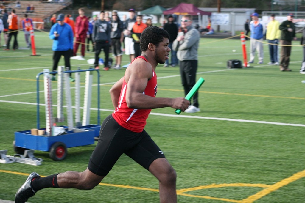 Zack Marshall was named Male Athlete of the Tiger Invitational Saturday, at Battle Ground High School. The Camas senior captured first place in the 100 (11.15 seconds) and 200 (22.75), and helped the Papermakers win the 400 and 1,600 relay races.