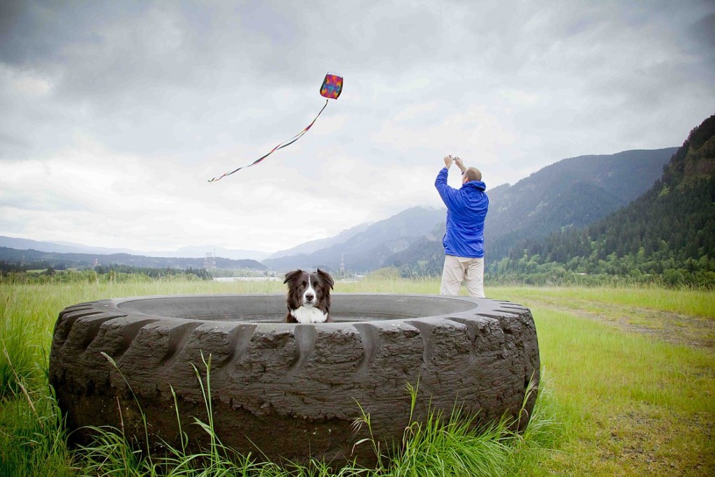 Kirsten Muskat, founder and president of the Camas Camera Club, took this "Family Moment" photo of her husband Richard Kurczak and their border collie Elmo, on Strawberry Island in the Columbia River Gorge, in May 2011. They moved from Tanzania to Camas in 2007. "I looked at this scene before me, and everything had just come together," Muskat said. "I could feel this image before I took it. It gave me the feeling of our little tribe having arrived, of being at home now in a new place that we love."