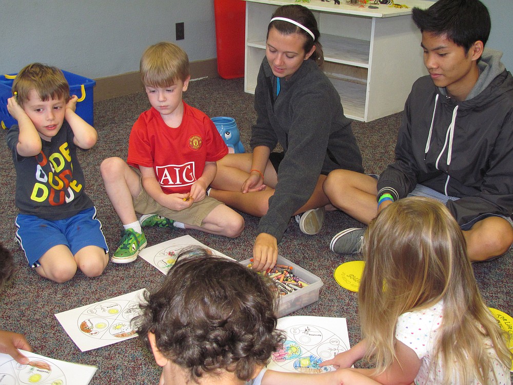 Preschoolers enjoy  a summer camp at the Camas Community Center.