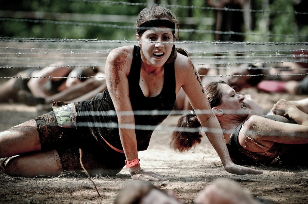 A Spartan Sprint could feature anything from barbed wire, to fire, mud or water.