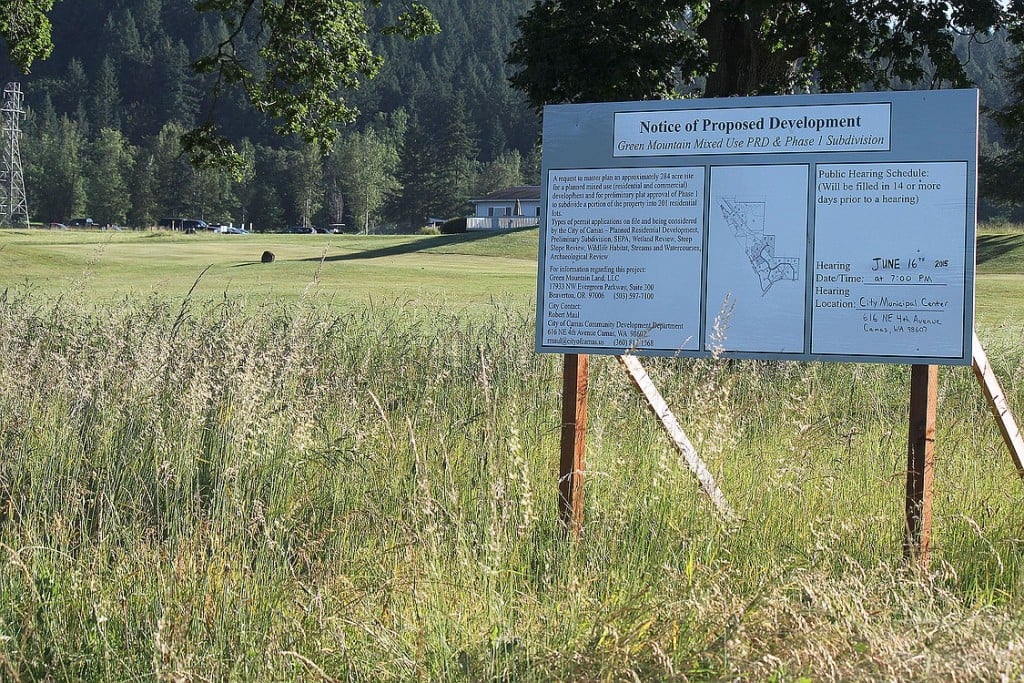 A public hearing in front of the Camas Planning Commission will be re-opened on the proposed 283-acre Green Mountain planned residential development. The site is located at Northeast Ingle and Goodwin roads in Camas. The hearing is scheduled for Tuesday, June 16, at 7 p.m., at City Hall, 616 N.E. Fourth Ave.