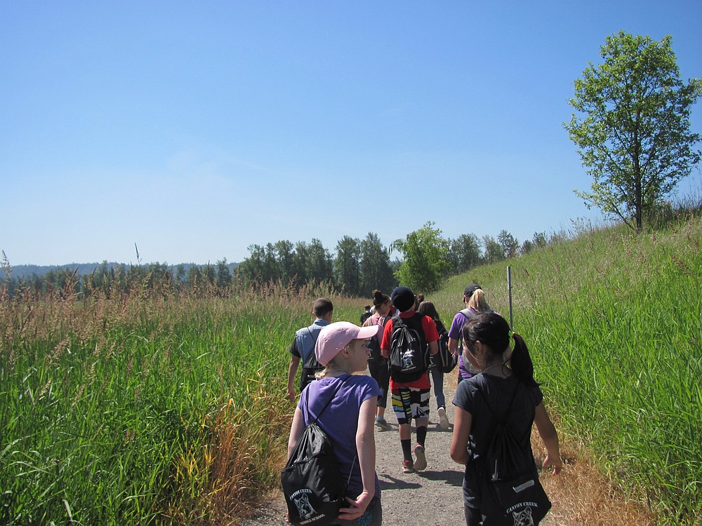 Sixth-graders from Canyon Creek Middle School spent two days last week learning about the Columbia River Gorge.