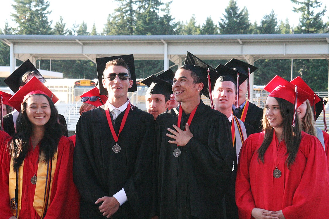 CHS seniors express gratitude to their friends and family members for helping them reach graduation night. &quot;Graduation is a shared experience and in a way, a shared achievement,&quot; Principal Steve Marshall said.
