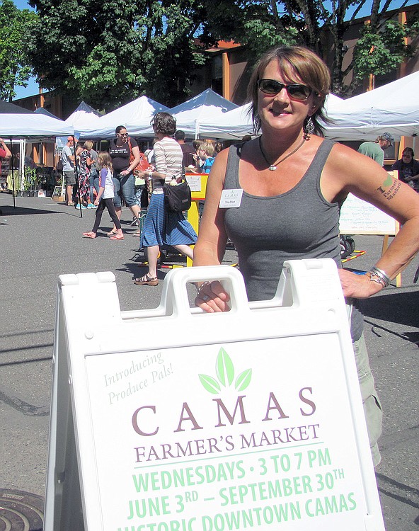 Tina Eifert is the new program coordinator for the Camas Farmer's Market. She succeeded Marilyn Goodman, who passed away in August 2014 following a long battle with cancer.