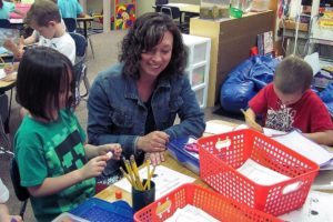 Kindergarten teacher Cathy Sawyer was part of volunteer group which led the charge to add a full-day program for all kindergarten students in the Camas School District. The School Board approved the request this spring.