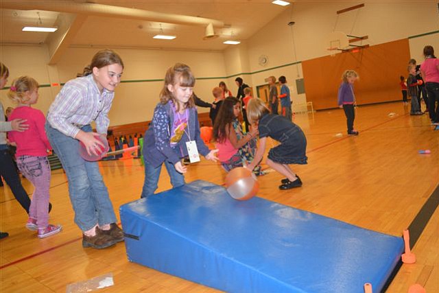 Cape Horn-Skye Elementary students participate in the school's annual Sport-a-Thon. The event raised more than $6,000 for the school and got students active.