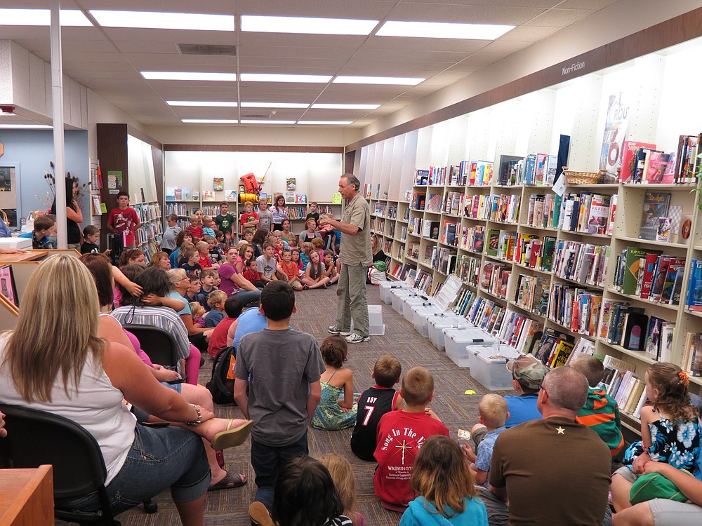 The Washougal Public Library was standing room only last summer during its "Creature Feature" program. The summer reading program in Washougal runs until Aug. 31.