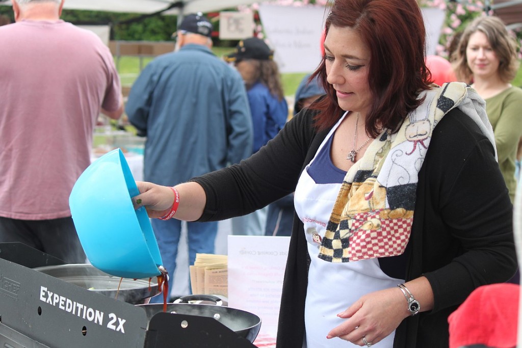 Heidi O'Connor is the owner of The Kids Cooking Corner in Vancouver. She recently put on a cooking demonstration at the Camas Farmer's Market. O'Connor said one of her goals is help kids from all backgrounds and financial situations understand the benefits of good health and nutrition.