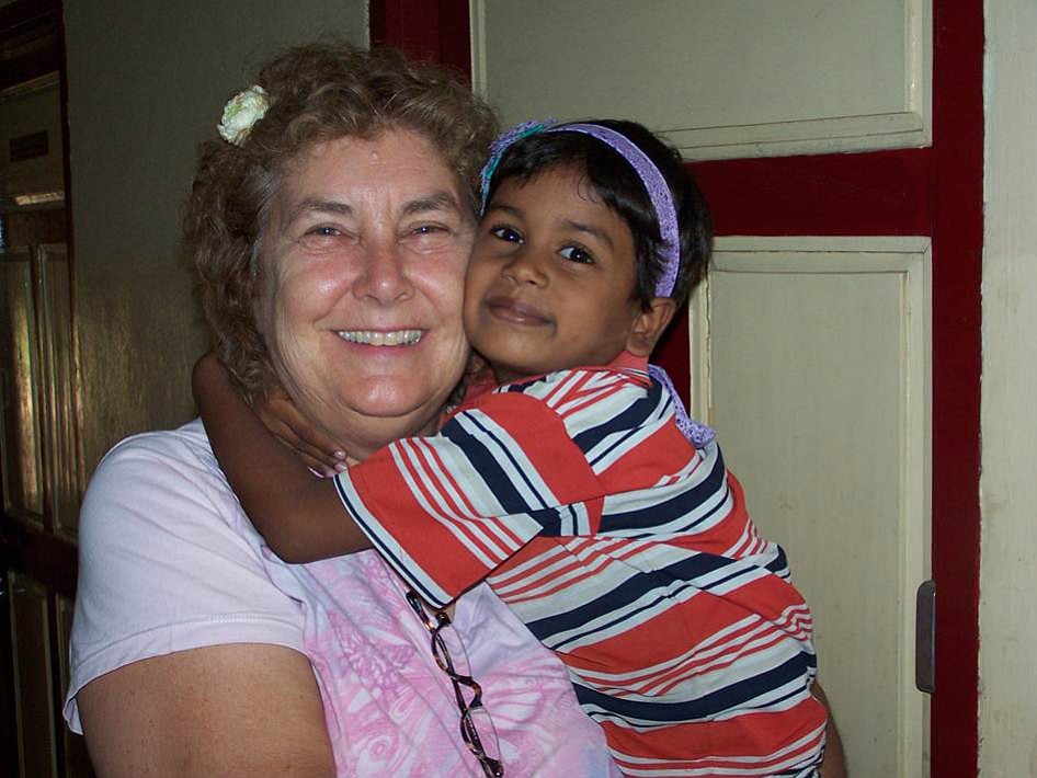 Connie Jo Freeman, of Washougal, said she left her heart in Chennai, India, after meeting Roshini, a 5-year old who was a new resident of the orphanage, Home of Love. "She did a lot of pidgin sign language because she is from a different state with a completely different language, but love, hugs, giggles and singing crosses all barriers," Freeman said. "She called me 'mom.' She gave me that flower upon my arrival that morning."