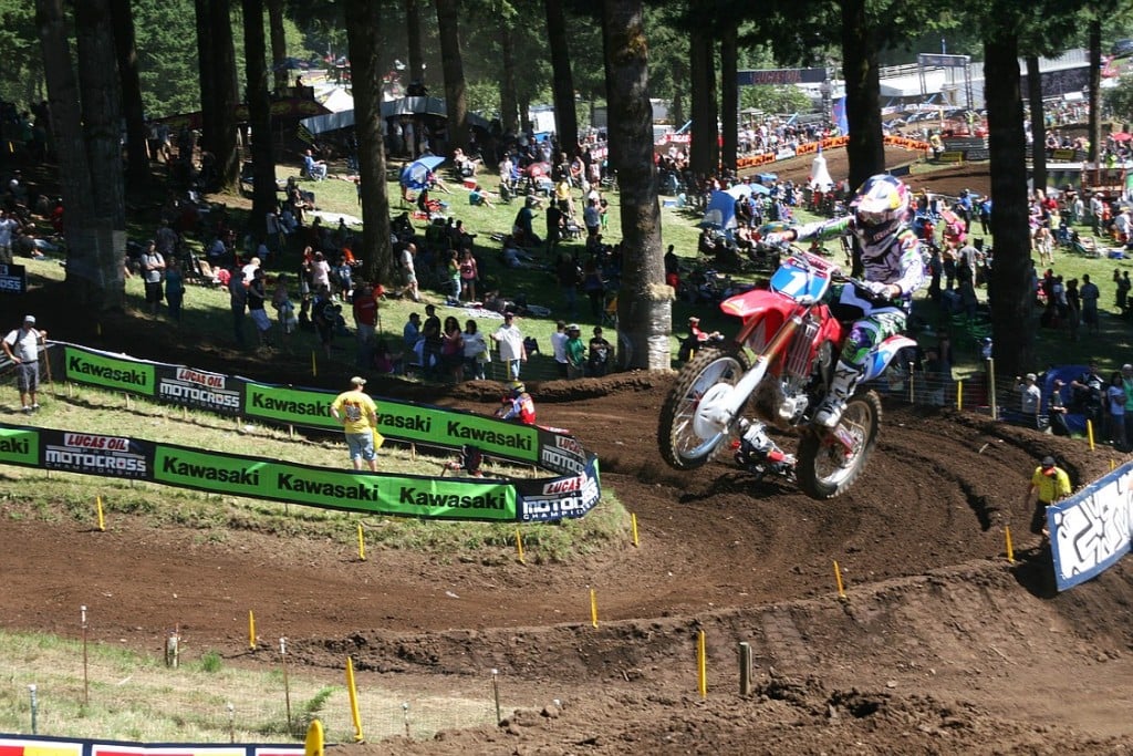 Ashley Fiolek turned Washougal Motocross Park into her own playground Saturday. She won both women's motos. See more "Washougal AMA National" photos at www.camaspostrecord.com.