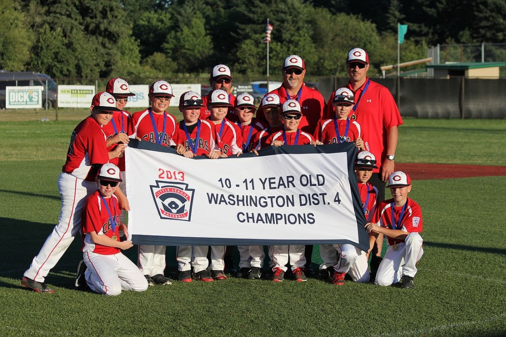 The district champion Camas Little League 10- and 11-year-old All-Stars were one of the final four teams in the state tournament, in Gig Harbor. Players are Kolby Broadbent, Jackson Day, Eli Ferres, Tyler Forner, Jackson Gibbs, Dante Humble, Christian Knuth, Drew Ott, Michael Quintana, Tayler Shega, A.J. Ueber and Caden Wengler. Coaches are Andrew Ott, Brad Day and Bob Gibbs.