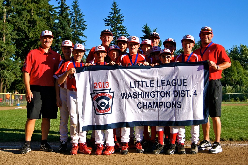 Contributed photos
The district champion Camas 11- and 12-year old All-Stars played in the state tournament at Luke Jensen State Park, in Vancouver. Players are Ryan Behnke, Zach Convey, Camden Ford, Christian Geigenmiller, Grant Heiser, Shane Jamison, Josh Mansur, Alex Mitchell, Joey Schnell, Billy Schuldt, Jacob Trupp and Carson Williams. Coaches are Doug Williams, Brendan Ford and Jeff Mansur.