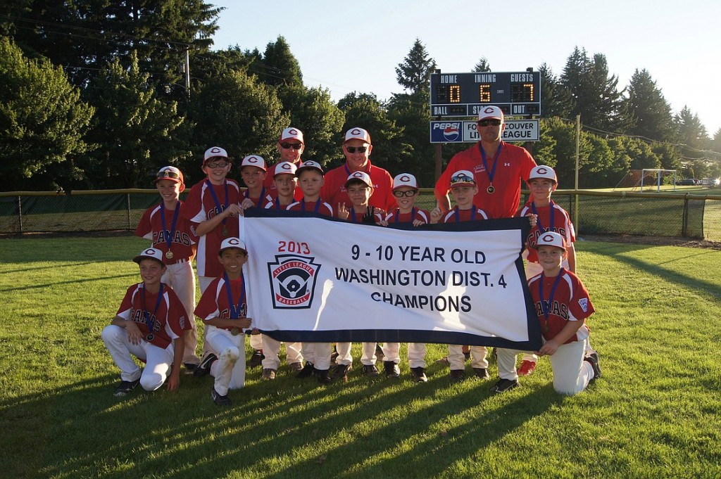 The district champion Camas Little League 9- and 10-year-old All-Stars reached the state tournament, in Oak Harbor. Players are Blake Bell, Jake Blair, Zachary Blair, Luke Jamison, Cameron Miller, Hayden Peterson, Braden Sanville, Zachariah Shaw, Kandi Shimada, Caleb Shira, Cameron Smith and Caden Werlich. Coaches are John Blair, Barry Smith and Brian Sanville.
