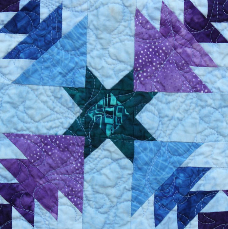 Swatch from one of the quilts on display at the festival on Aug. 3 and 4.