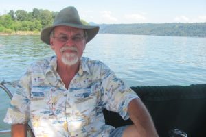Longtime sailor John Wagoner hopes to inspire local youth to enjoy boating. "This really is a paradise," he said, regarding the Columbia River. Wagoner credits the Sea Scouts organization and its leaders for inspiring him and teaching boating skills and teamwork.