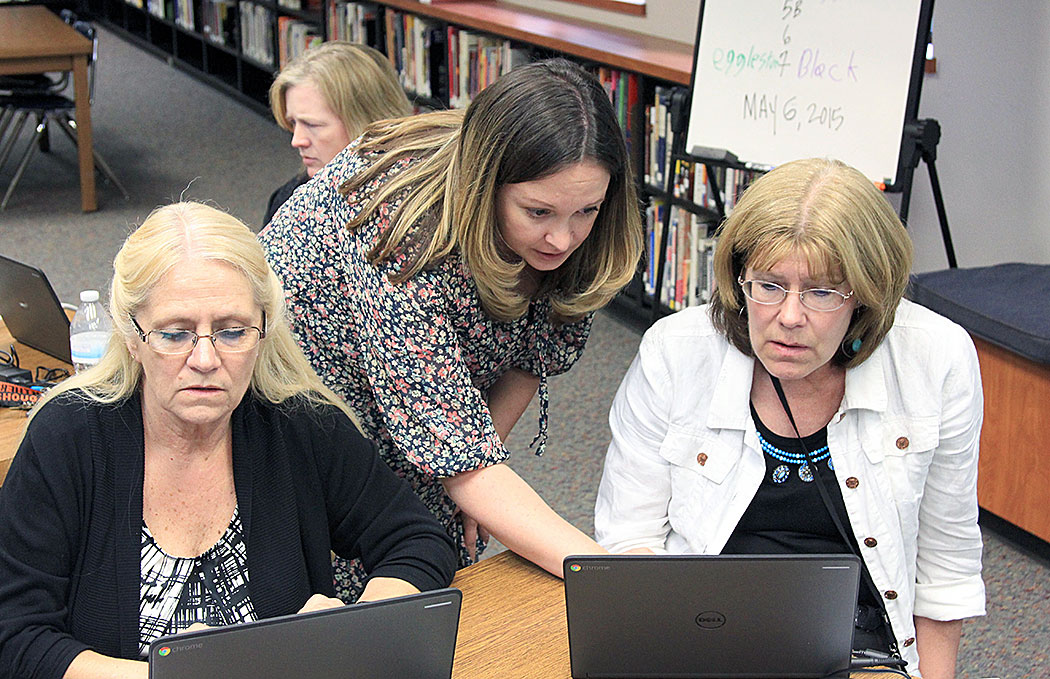 Teachers in the Washougal School District recently attended a four-hour training on how to use Chromebooks in the classroom. All ninth and 10th graders at Washougal High School will receive the devices this fall.