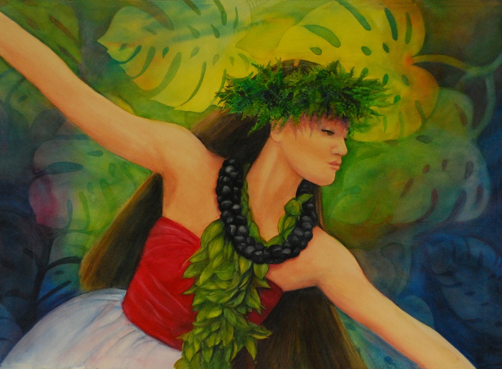 "Hula Kahiko" is reminiscent of Penarosa's native Hawaii.