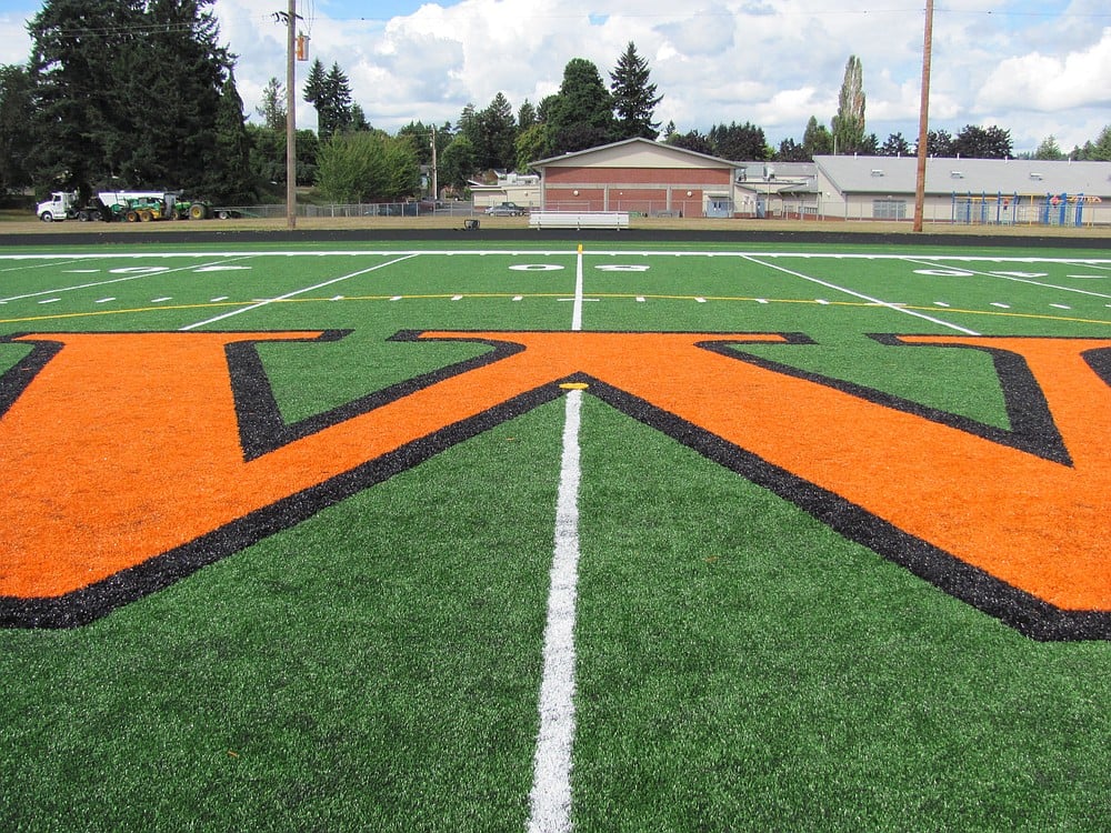Washougal community members will be given the opportunity to run around on the new field at Fishback Stadium Friday, between 5 and 5:30 p.m. The Panther football team plays Hudson's Bay at 7 p.m. Opening ceremonies will occur about 15 minutes before kick off.