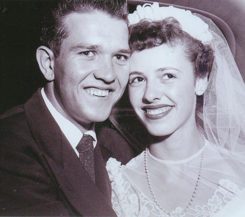 Darrel and Shirley Gilmer were married Sept. 6, 1952.