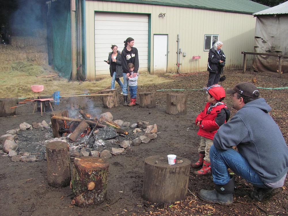 Families have an opportunity to enjoy cooking hotdogs over a real campfire, interact with goats and horses, sample dutch oven crisp and more during Spooky Harvest at the Ranch.