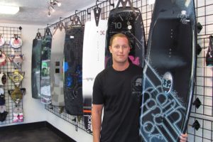 Eric Hargrave, owner of Limitless Snow-Wake-Surf, in Washougal, sells a variety of Ronix wake boards, Radar waterskis and apparel, as well as snow boards, bindings and boots. A product and gear showcase is planned for Friday, Oct. 21, and food and beverages will be available Saturday, Oct. 22, during the grand opening festivities.