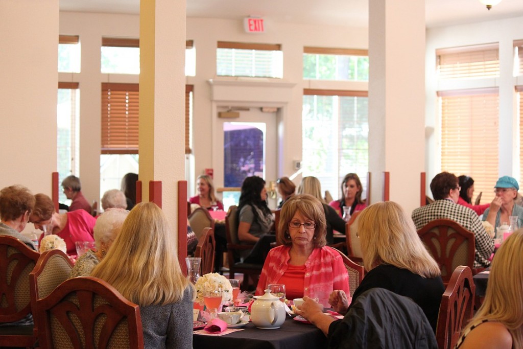 Women of all ages donned pink attire to attend the annual tea party at Columbia Ridge Senior Living. Proceeds benefitted the Pink Lemonade Project, which helps women and families impacted by breast cancer.
