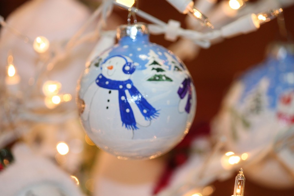 Hand-painted ornaments can often make a unique gift or stocking stuffer.
