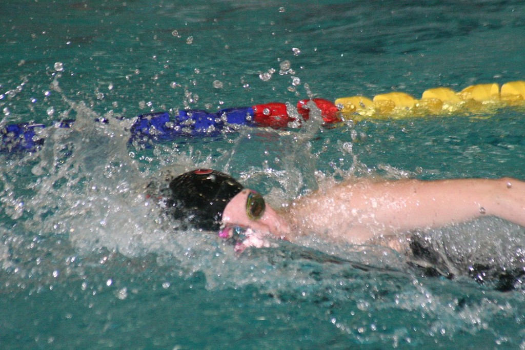 Juliann Reed earned first place for Camas in four events during the 4A district swimming meet Saturday, at Kelso High School.