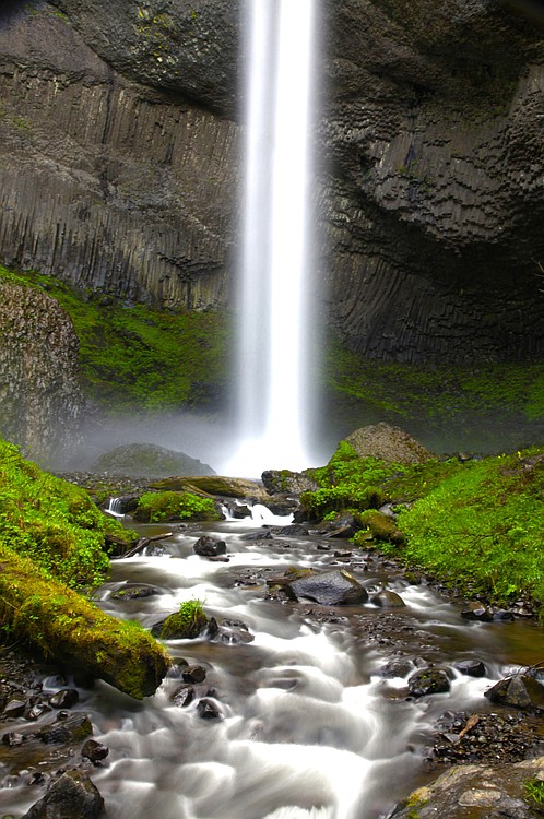 Latourell Falls is the farthest west falls along the Historic Columbia River Gorge Highway in Oregon.