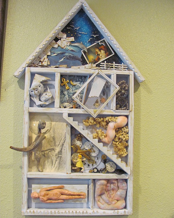 "Dream House," is a whimsical creation Wiancko-Chasman keeps in her home art studio near the Washougal River.