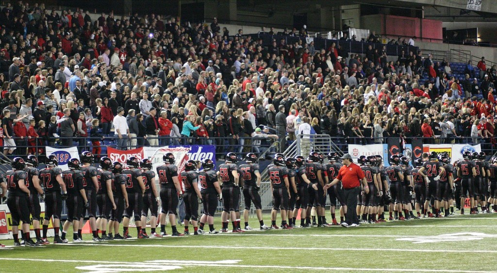 The Camas High School football fans filled up the Tacoma Dome again Saturday, and watched the Papermakers beat Bellarmine Prep 49-21 in the semifinal round of the state tournament. See more photos from this game at www.camaspostrecord.com.
