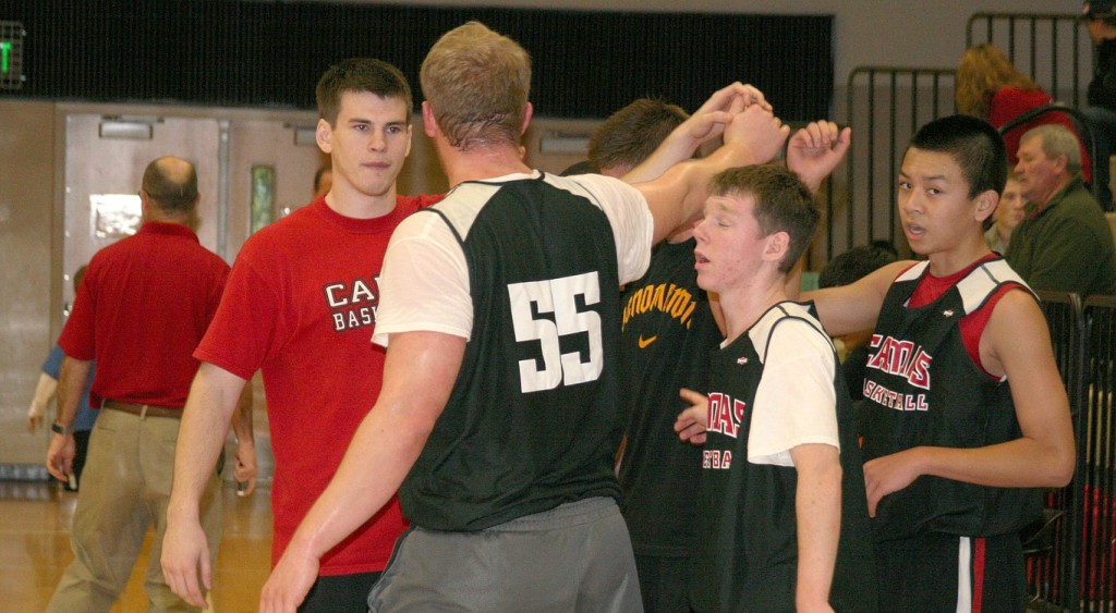 New Camas High School boys basketball coach Skyler Gillispie (left) is excited to lead the Papermakers into the future.