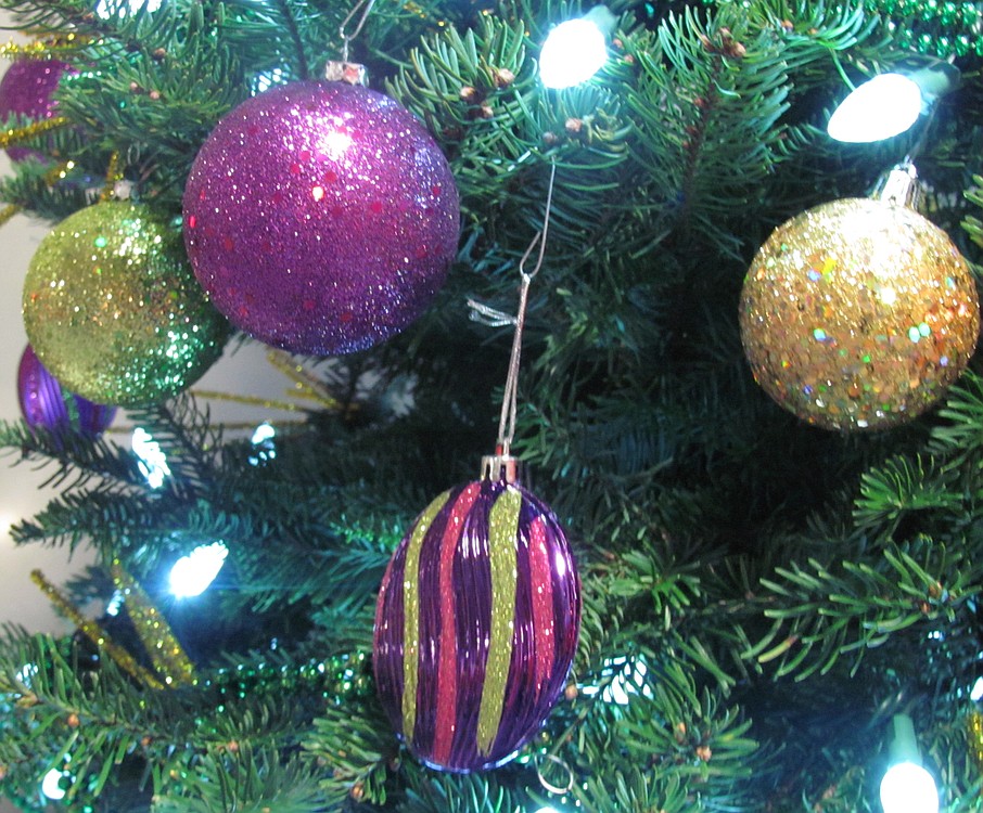 Colorful ornaments adorned many trees, which were decorated by local school and community groups, and auctioned off this weekend at the Festival of Trees.